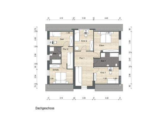 Grundriss Dachgeschoss