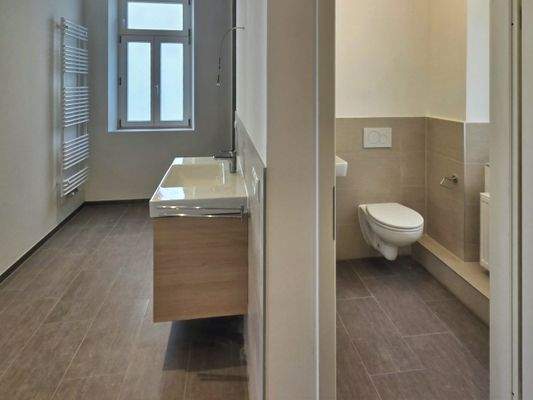 Tageslichtbad mit separatem WC