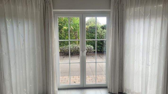 Blick aus Wintergarten