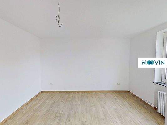 Ansicht III: Wohn- und Esszimmer