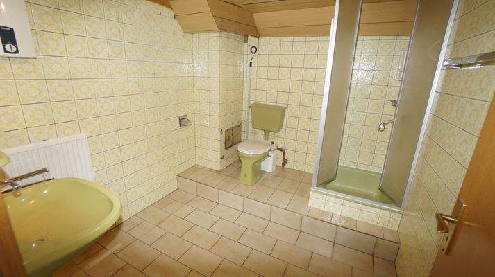 Duschbad im Souterrain