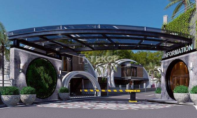 Elegant Flats in a Hotel Concept Project in Alanya