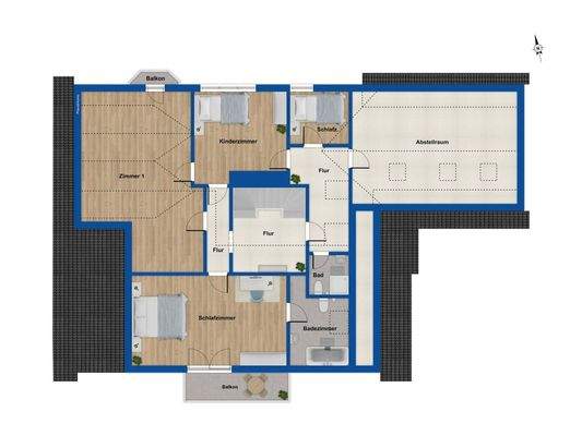 Grundriss Dachgeschoss