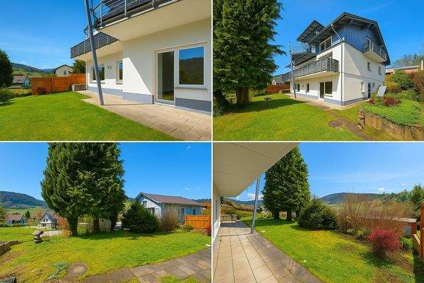 Modernes Haus mit Garten