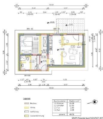 Planung Architekturbüro Variante 2