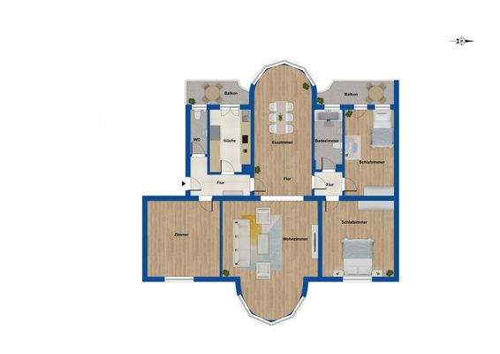 Grundriss 1. Obergeschoss