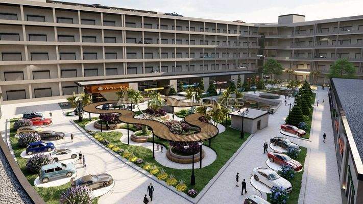 Shops in Automotive-Focused Commercial Center in Antalya