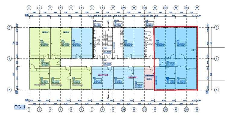 Bürofläche 173,38qm
