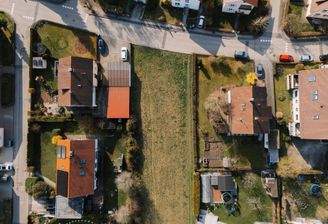 Luftaufnahme Bauplatz