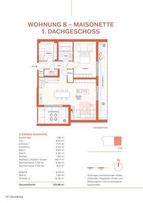 Grundriss 1. Dachgeschoss 