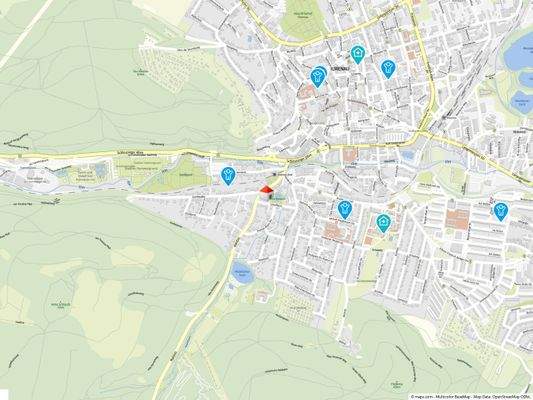 Geolyzer Kartenausschnitt