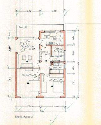 Grundriss Obergeschoss
