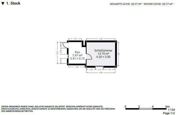 Grundriss Obergeschoss