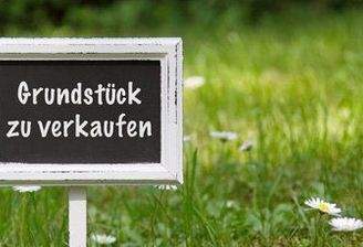 Schild Grundstück zu verkaufen