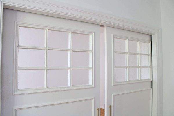 Dekorative Schiebetür