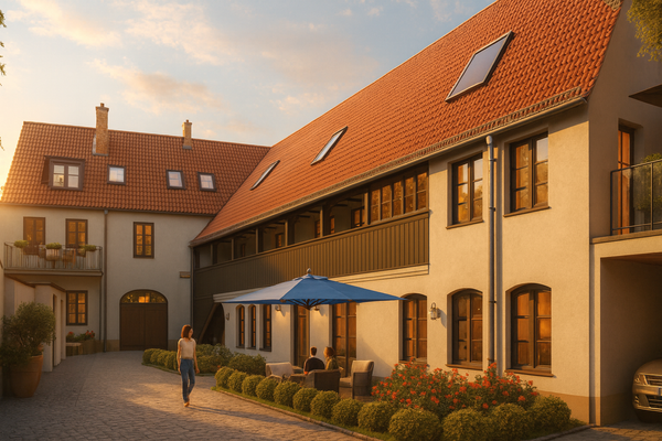 Wohnbeispiel Innenhof