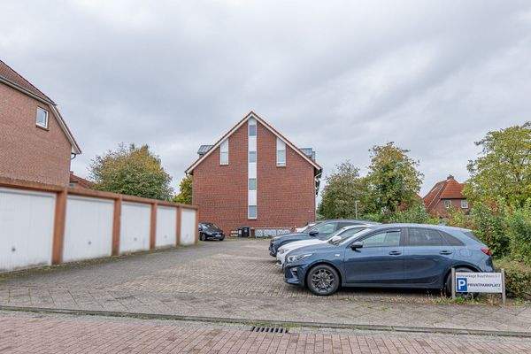 Parkplatz vor dem Haus