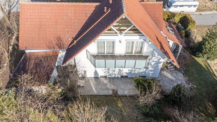 West-Balkon und Terrasse