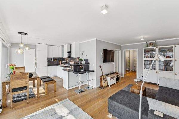 Halb offener Kochbereich