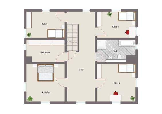 Grundriss OG (Abb. ähnlich)
