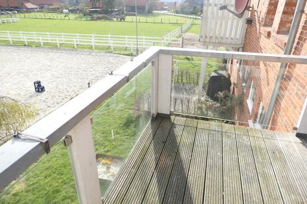 Blick vom Balkon