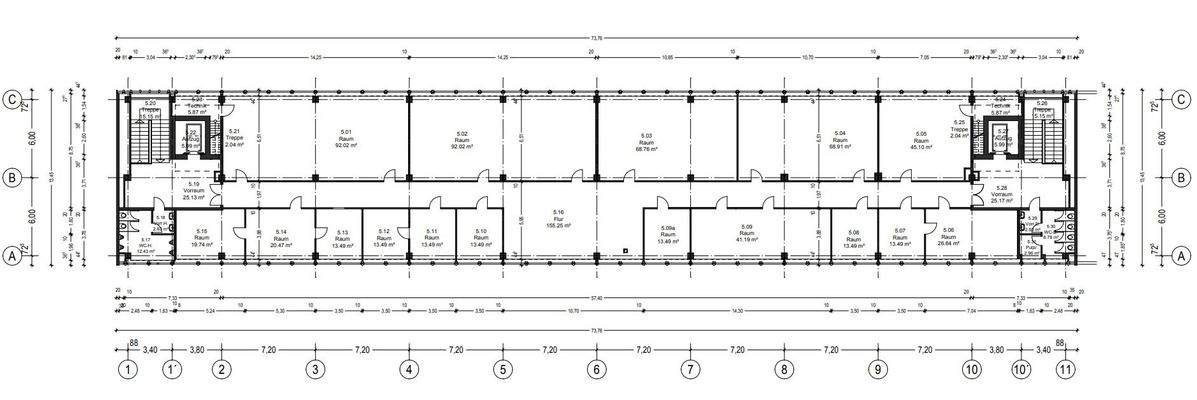 5. OG mit ca. 906 m²