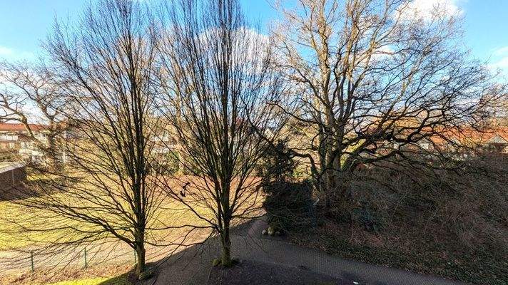 Blick vom Laubengang