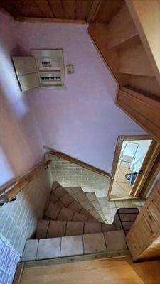 Treppe vom Obergeschoss