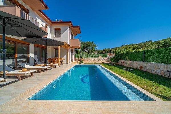 Detached Furnished Villa with Pool and Parking in Kaş Antalya
