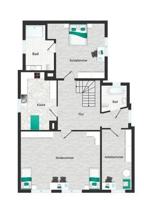 Grundriss Obergeschoss