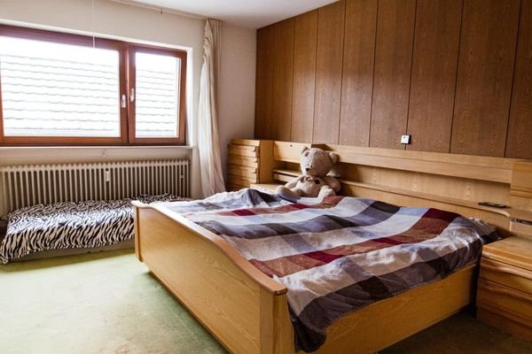 Das Schlafzimmer im 1. OG