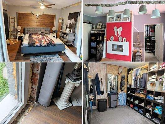 EG-Whg. Schlafzimmer + Ankleide