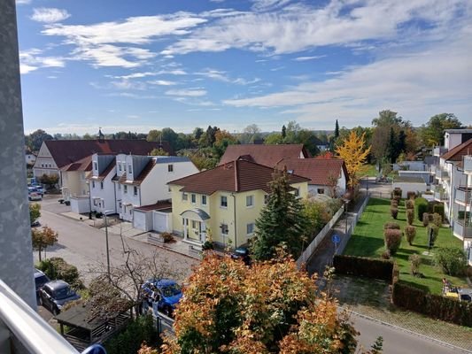 Blick vom Balkon