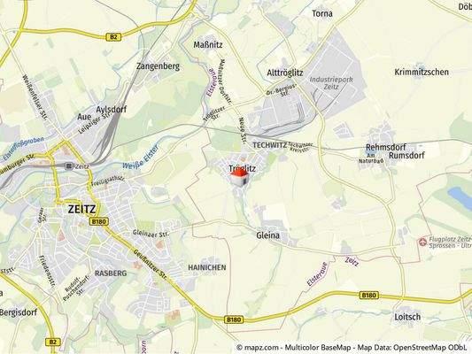 Geolyzer Kartenausschnitt