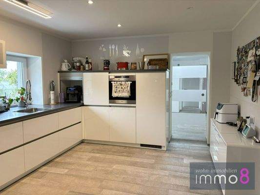 Küche im Zentrum des Hauses