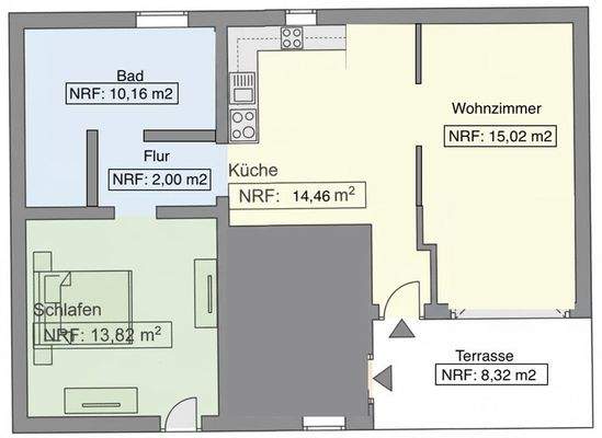 Hinterhaus Grundriss Ergeschoss