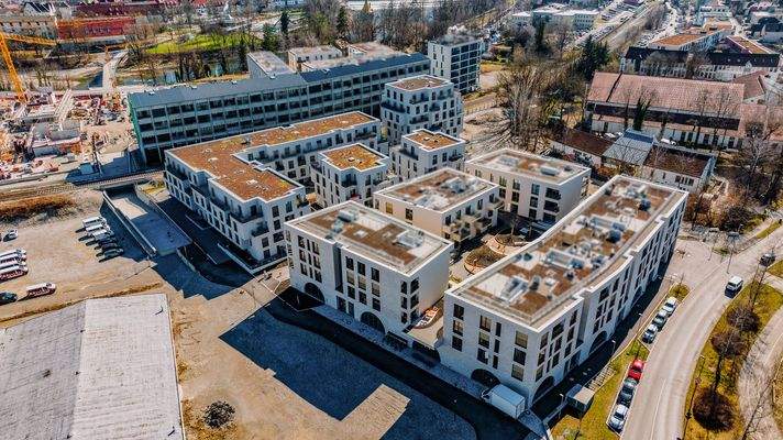 Fertiggestellt:Spöttinger Höfe