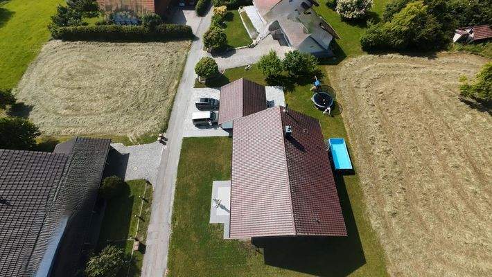 Hausansicht von oben