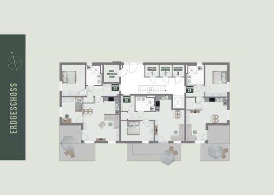 Übersichtsplan Erdgeschoss