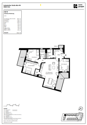 Verkaufsgrundriss WE 94