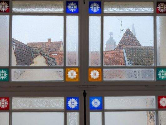 Blick vom Treppenhaus