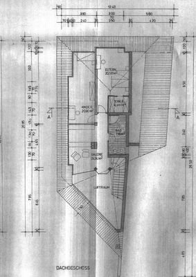 Grundrissplan Dachgeschoss