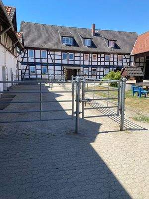 Paddock Stalltrakt im Innenhof 