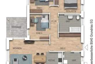 Erdgeschoss B540