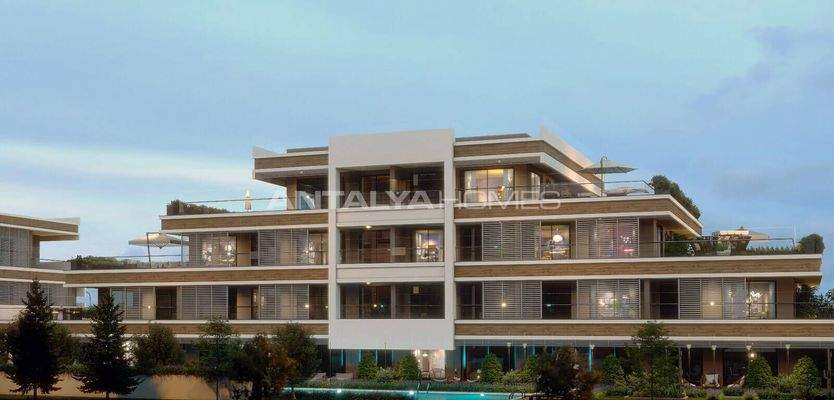 Flats with Private Gardens and Balconies in Aksu Antalya