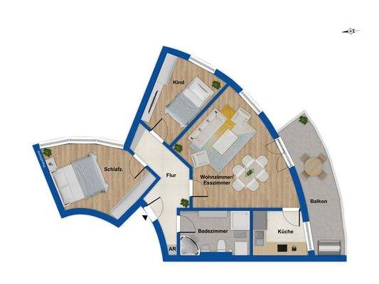 Grundriss - 5. Obergeschoss