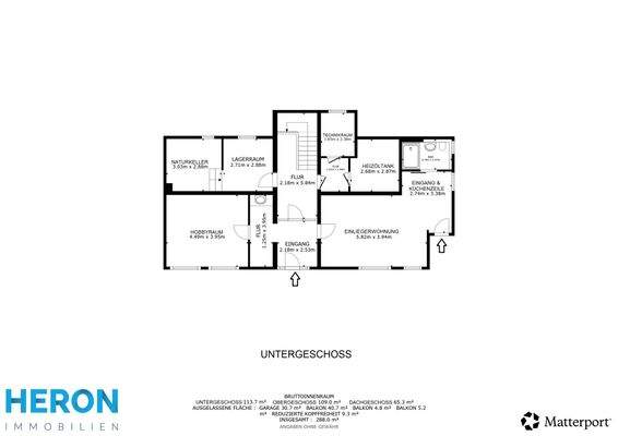 Grundriss Untergeschoss