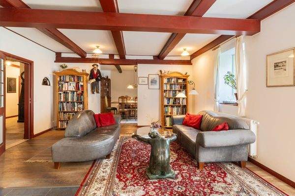 Reetdachhaus nahe der Nordsee