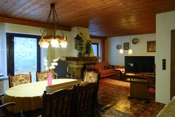 Ansicht vom Wohn -Esszimmer im OG