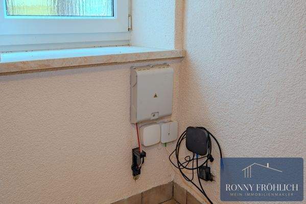 Glasfaseranschluss im Haus, EG